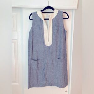 Emerson Fry chambray linen mini dress